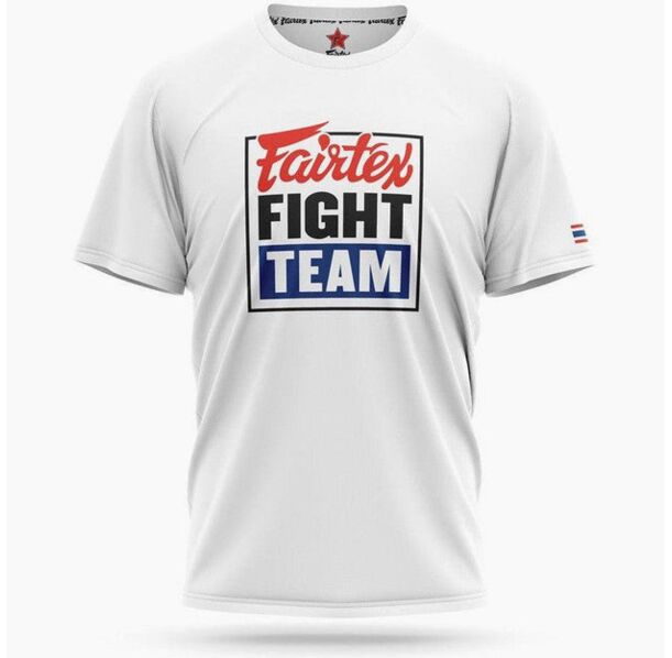 Тениска - Fairtex T-shirt Fight Team TST51 - White