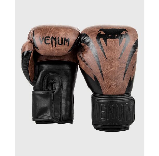 Боксови Ръкавици - Venum Impact Boxing Gloves - Black/Brown​