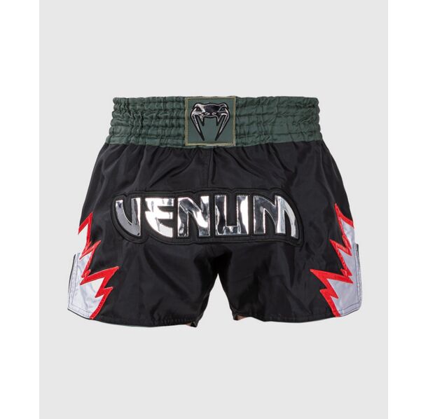 Муай Тай Шорти -  Venum Inferno Muay Thai Shorts - Deep Black/Khaki​