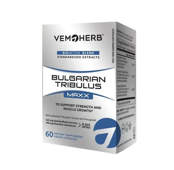 VEMOHERB Bulgarian Tribulus MAXX / 60 Caps