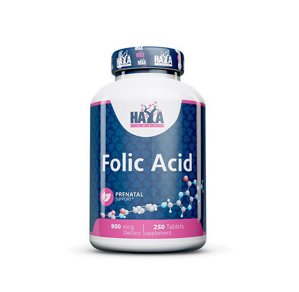 HAYA LABS Folic Acid 800 mcg / 250 Tabs