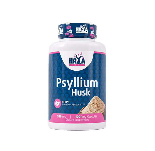 HAYA LABS Psyllium Husk 500mg / 100 vcaps