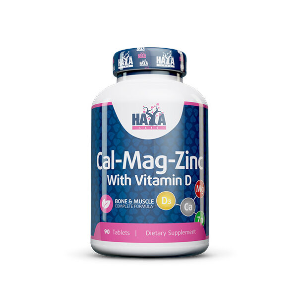 HAYA LABS Calcium Magnesium & Zinc with Vitamin D / 90 Tabs