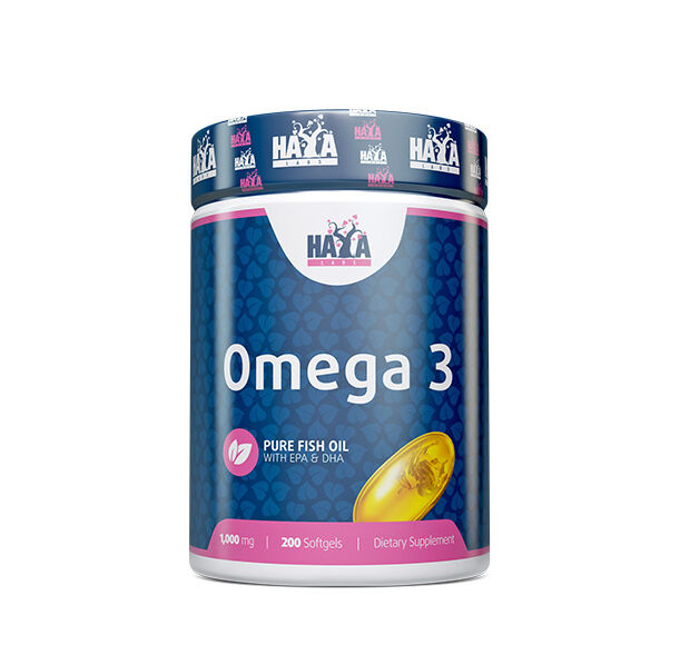 HAYA LABS Omega 3 1000 mg Fish Oil / 200 Softgels