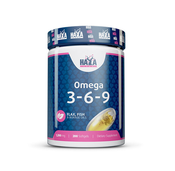 HAYA LABS Omega 3-6-9 1200 mg / 200 Softgels