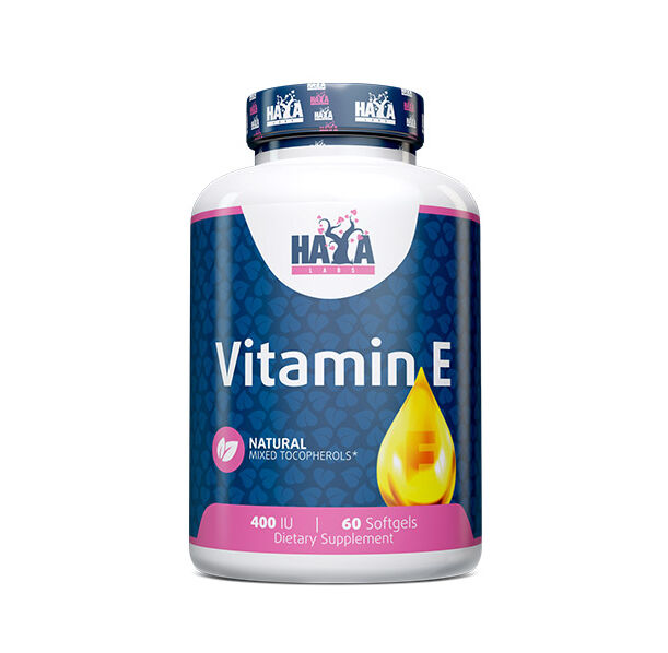 HAYA LABS Vitamin E Mixed Tocopherols 400 IU / 60 Softgels