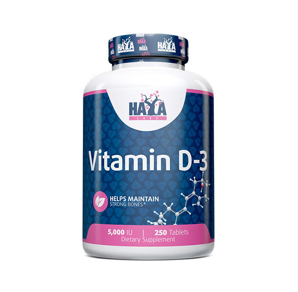 HAYA LABS Vitamin D3 / 5000 IU / 250 Tabs