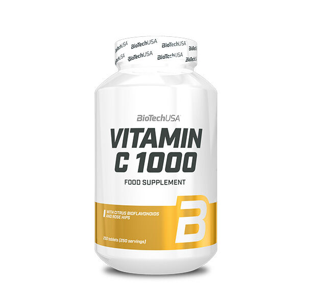BIOTECH USA Vitamin C 1000mg. Bioflavonoids / 250 Tabs.