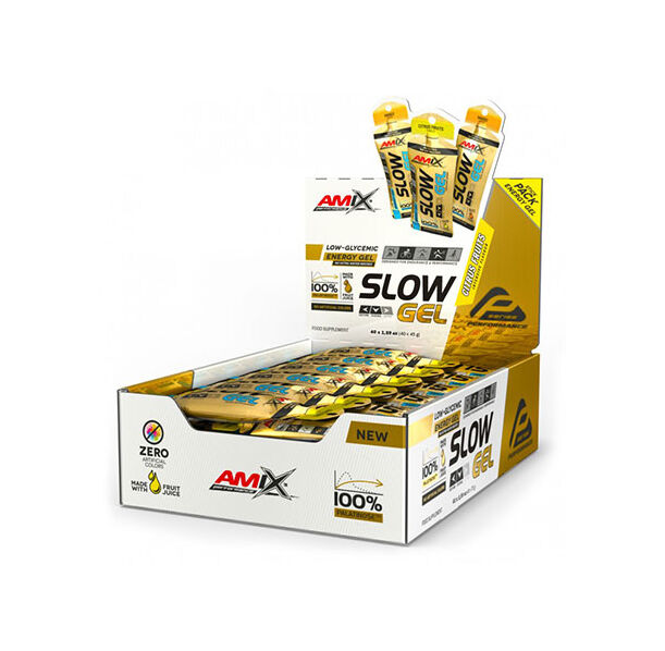 AMIX SLOW Palatinose Gel Box / 40 x 45 g