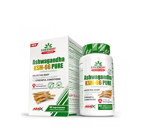 AMIX GreenDay ProVegan Ashwagandha KSM-66 Pure / 60 Vcaps