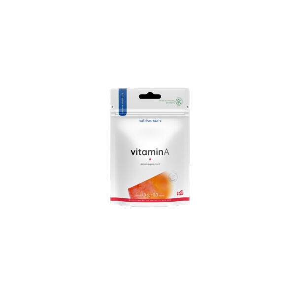 Nutriversum - Vitamin A 2500 mcg / 30 Таблетки, 30 дози