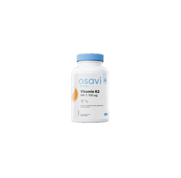 Osavi - Vitamin K2 MK-7 100 mcg / 120 Гел капсули, 120 дози