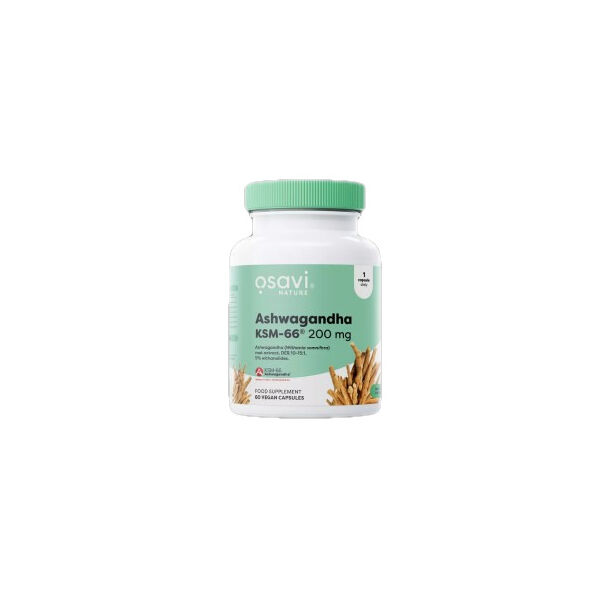 Osavi - Ashwagandha KSM-66® 200 mg / 60 капсули, 60 дози