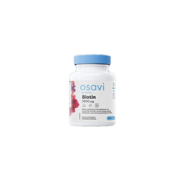 Osavi - Biotin 2500 mcg / 60 капсули, 60 дози