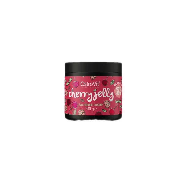 OstroVit - Cherry Jelly | 92% Real Fruits ~ No Added Sugar / 500 грама