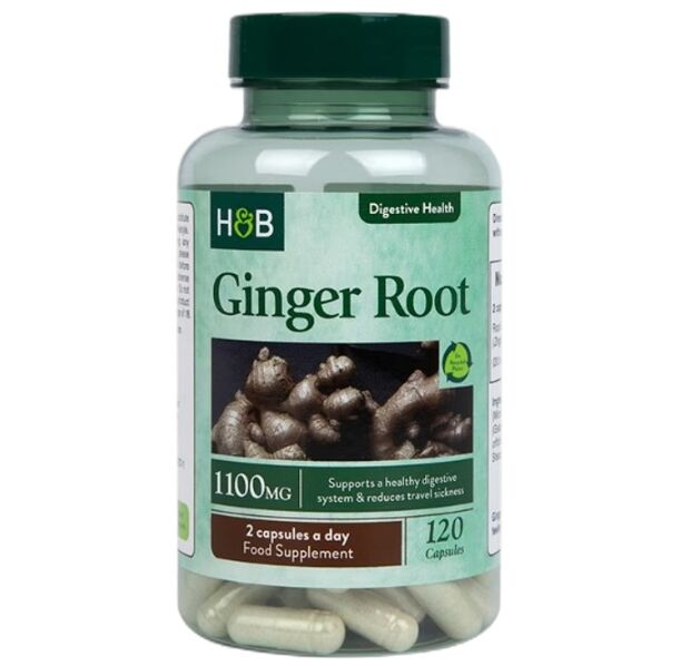 Holland And Barrett - Ginger Root 1100 mg / 120 капсули, 60 дози