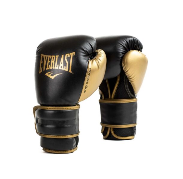 Боксови ръкавици - EVERLAST Powerlock 2 - Black/Gold​