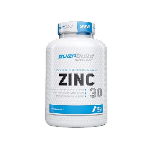 EVERBUILD - Zinc Bisglycinate 30 mg / 120 Tabs (120 дози)