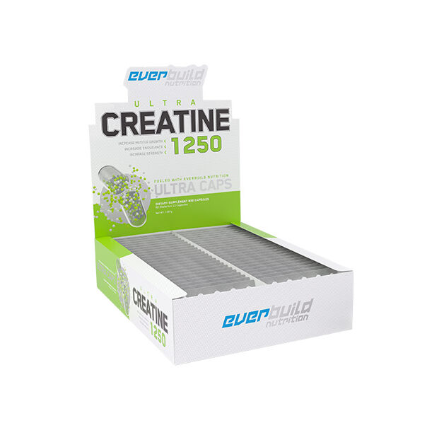 EVERBUILD - Creatine Mega Caps 1250 mg / 60 x 15 Caps (450 дози)