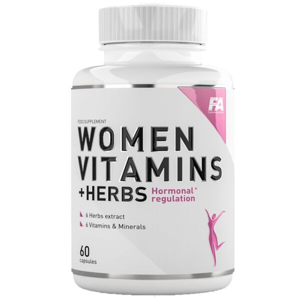FA Nutrition - Women Vitamins + Herbs | Hormonal Regulation (60 дози)