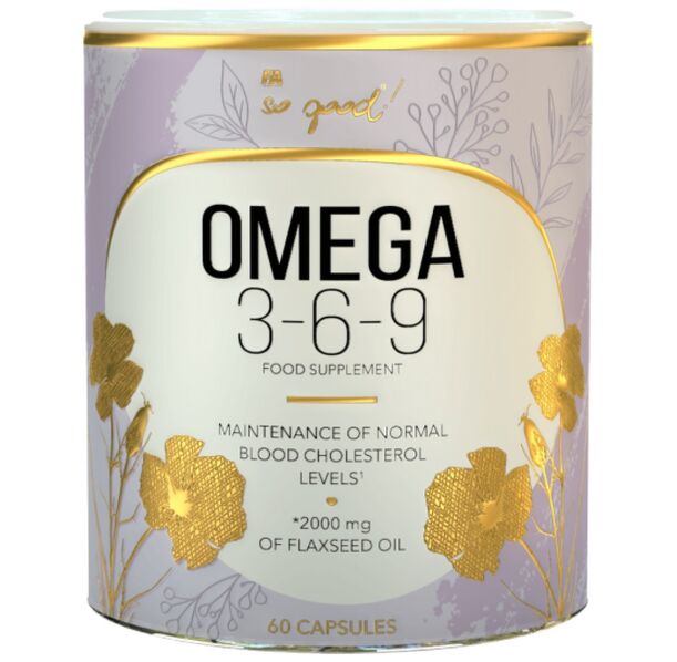 FA Nutrition - Omega 3-6-9 Flax Oil 1000 mg | So Good! Series (60 дози)
