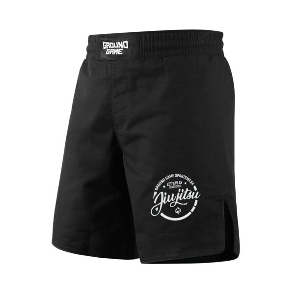 Шорти - Ground Game - MMA SHORTS Jiu Jitsu Ripstop Black​