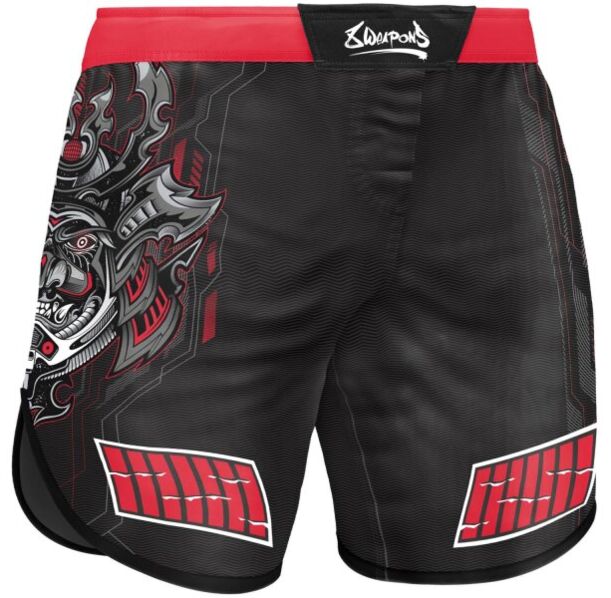 Шорти - 8 WEAPONS - Fight Shorts - Samurai 2.0 - Black/Red​