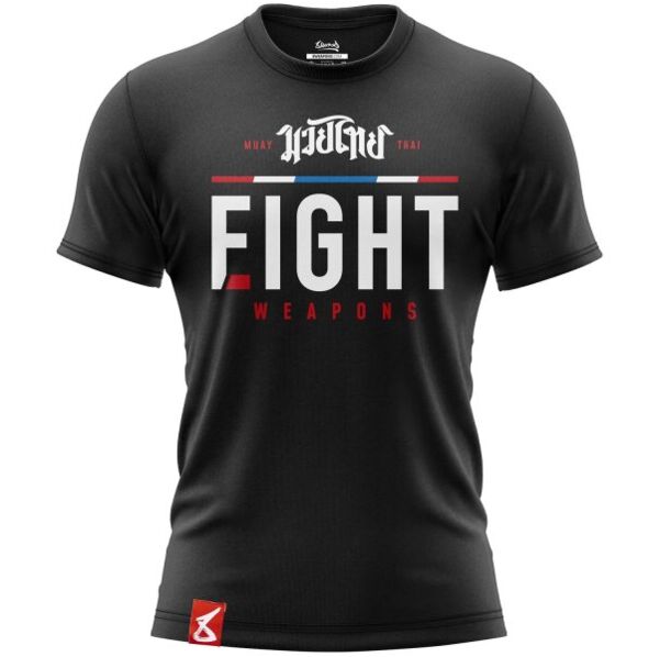 Тениска - 8 WEAPONS - The Fight Shirt - Black