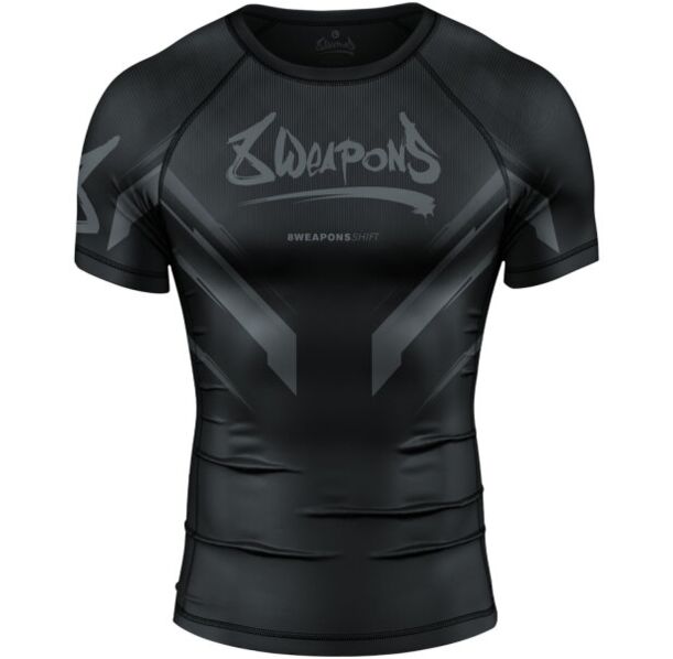 Рашгард - 8 WEAPONS - Rashguard Shift - Black/Black