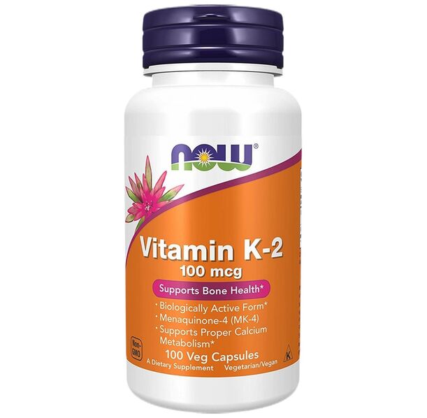 NOW Foods - Vitamin K-2 100 mcg (100 дози)