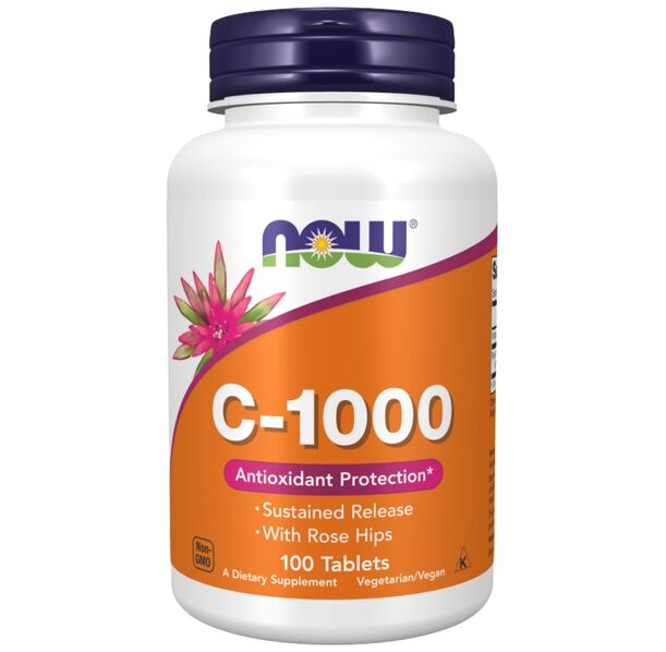NOW Foods - Vitamin C-1000 with Rose Hips / Sustained Release