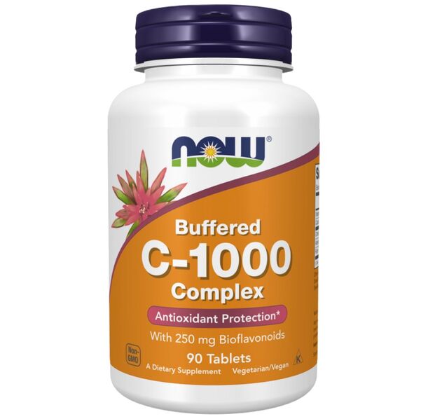 NOW Foods - Vitamin C-1000 Complex - Buffered with 250 mg Bioflavonoids (90 дози)