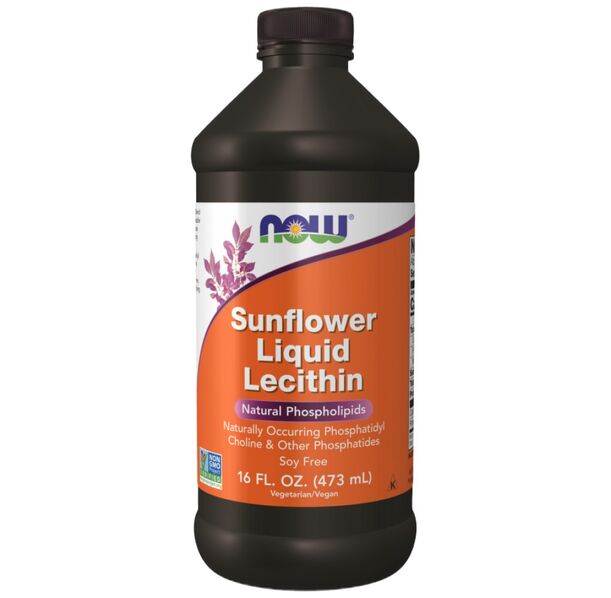 NOW Foods - Sunflower Lecithin Liquid (32 дози)
