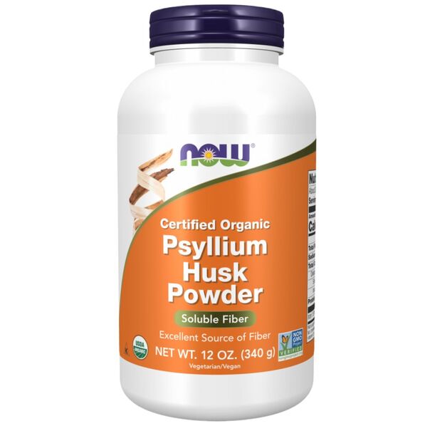 NOW Foods - Psyllium Husk Powder / Organic (38 дози)