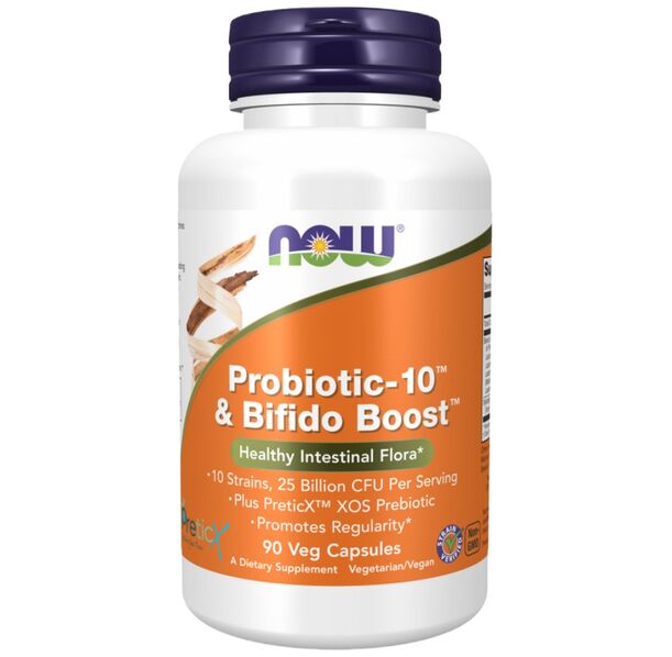 NOW Foods - Probiotic-10™ & Bifido Boost™ (30 дози)