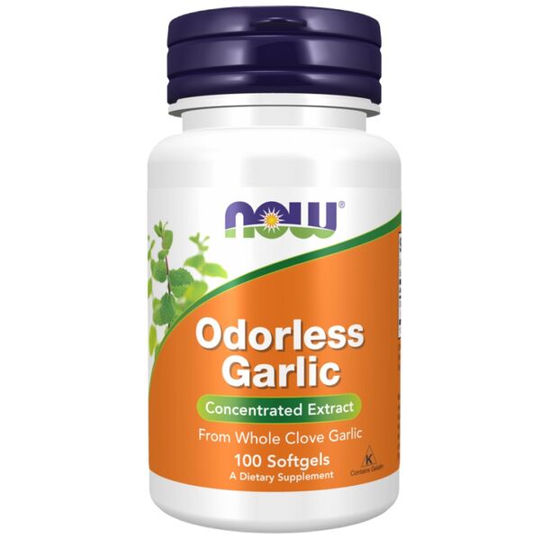 NOW Foods - Odorless Garlic (50 дози)