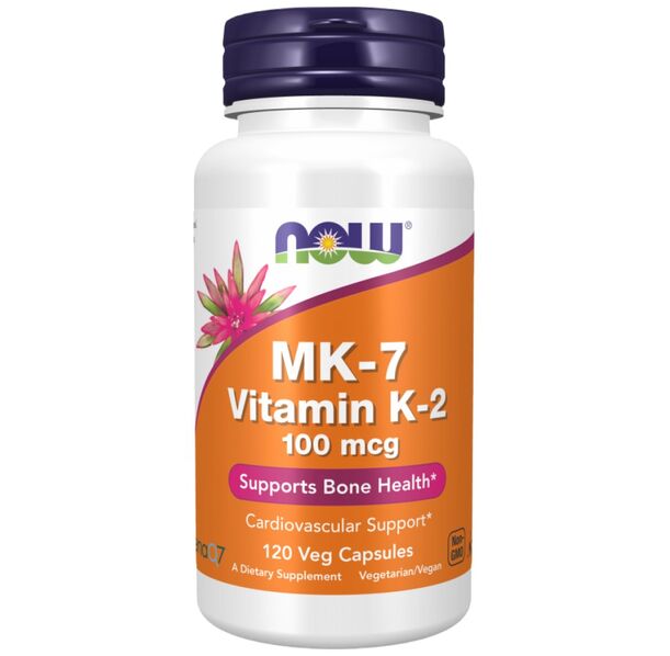 NOW Foods - MK-7 Vitamin K-2 100 mcg (120 дози)