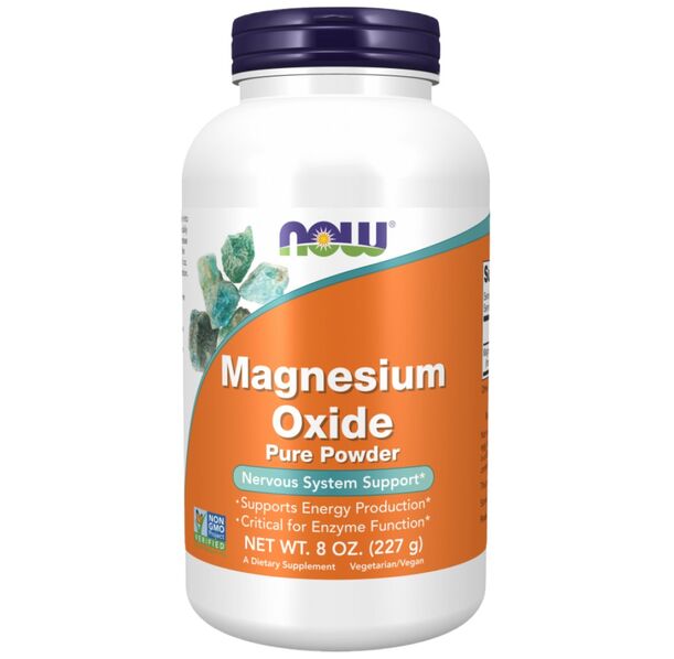 NOW Foods - Magnesium Oxide Powder (454 дози)