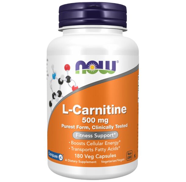 NOW Foods - L-Carnitine 500 mg | Carnipure®