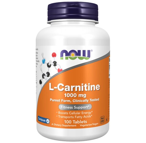 NOW Foods - L-Carnitine 1000 mg | Carnipure® (100 дози)