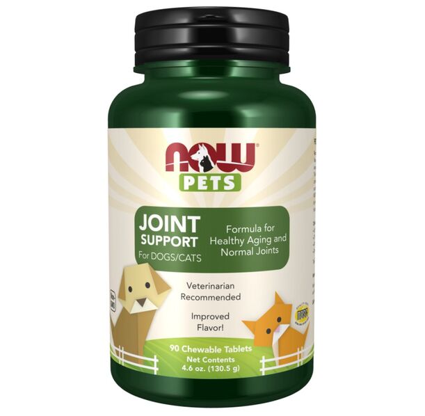 NOW Foods - Joint Support Chewable Tablets | for Dogs & Cats