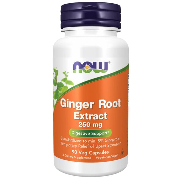 NOW Foods - Ginger Root Extract 250 mg (90 дози)