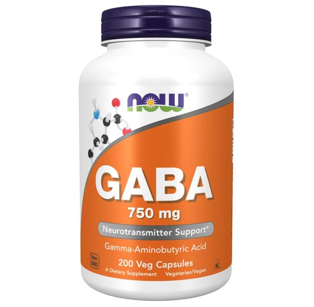 NOW Foods - GABA 750 mg (200 дози)