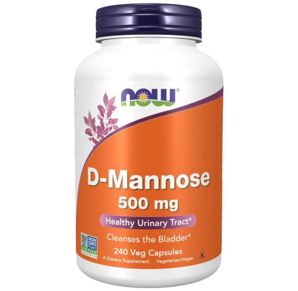 NOW Foods - D-Mannose 500 mg (80 дози)