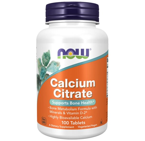 NOW Foods - Calcium Citrate with Minerals & Vitamin D-2 300 mg (50 дози)