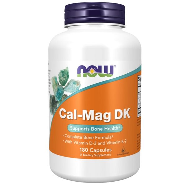NOW Foods - Cal-Mag DK | Calcium, Magnesium, Vitamin D3 + K2 (90 дози)