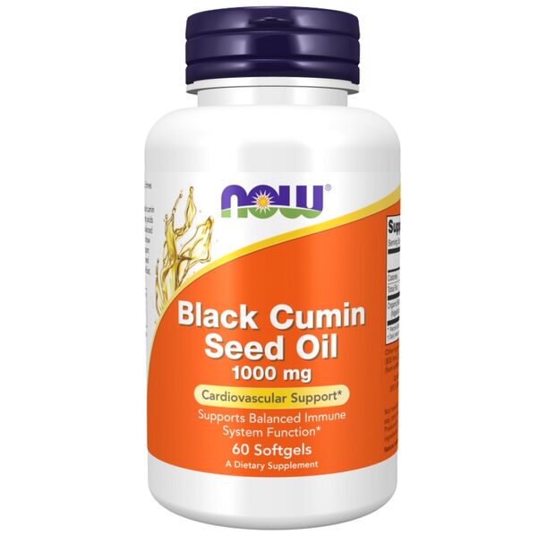 NOW Foods - Black Cumin Seed Oil 1000 mg (60 дози)