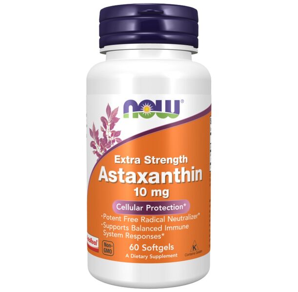 NOW Foods - Astaxanthin 10 mg Extra Strength (30 дози)