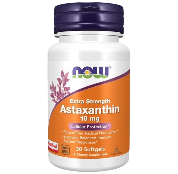 NOW Foods - Astaxanthin 10 mg Extra Strength (30 дози)