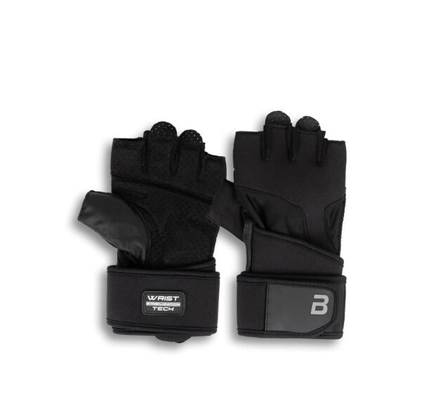 BIOTECH USA - KYLE Wrist Support Leather Gloves / Black